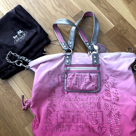 Coach Handbags - Pink ombre Coach Poppy XL bag